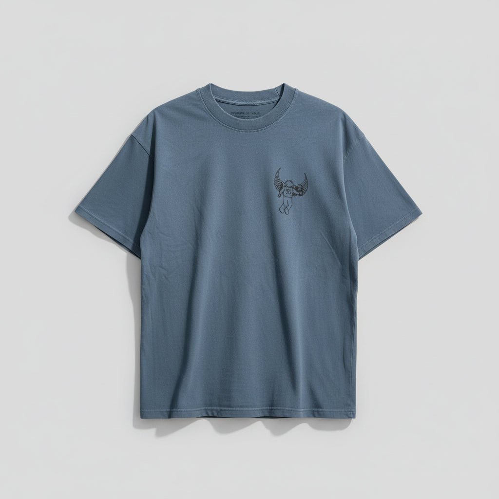 Los Angeles Black Astronaut Logo T-Shirt - Lost In LA