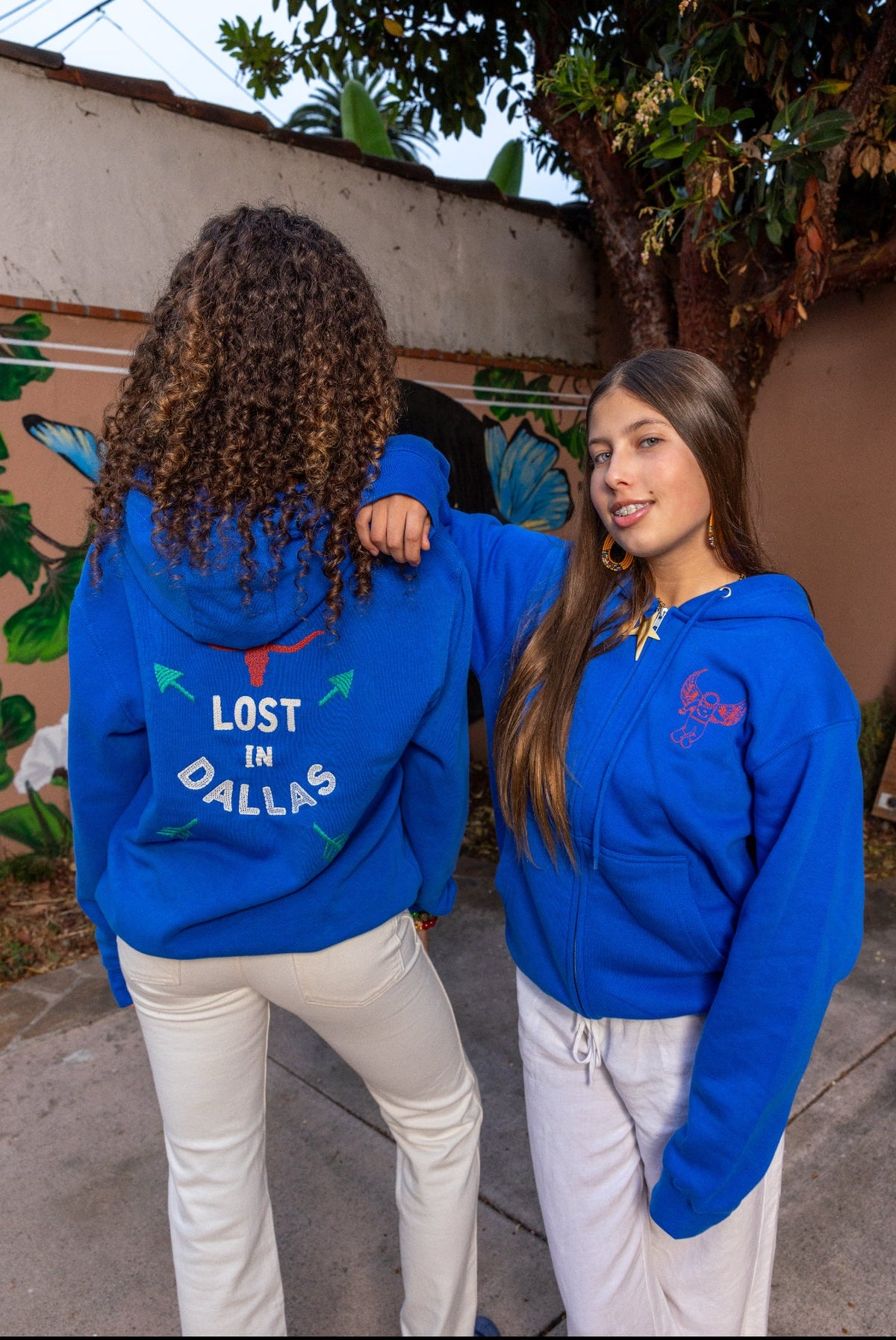 Lost in Dallas Zip Front Hoodie - Lost In LA