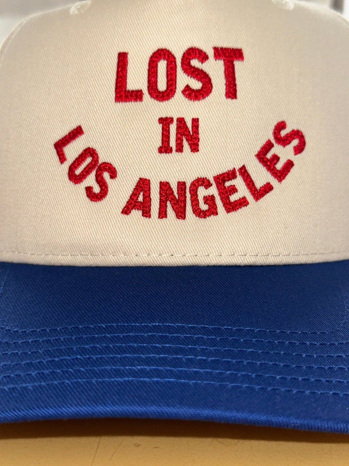 Lost in LA Baseball Hat Large Font - Lost In LA