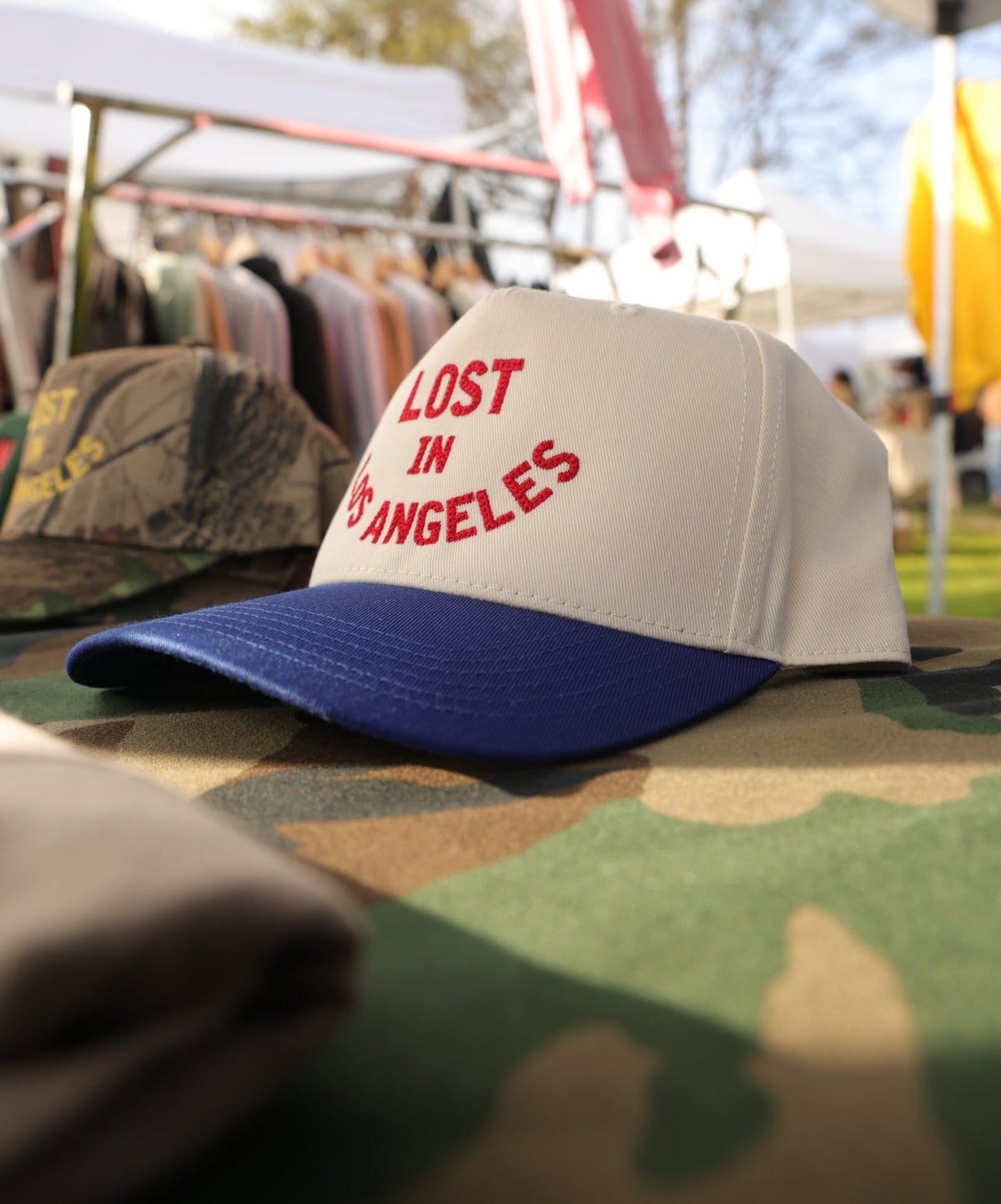 Lost in LA Baseball Hat Large Font - Lost In LA