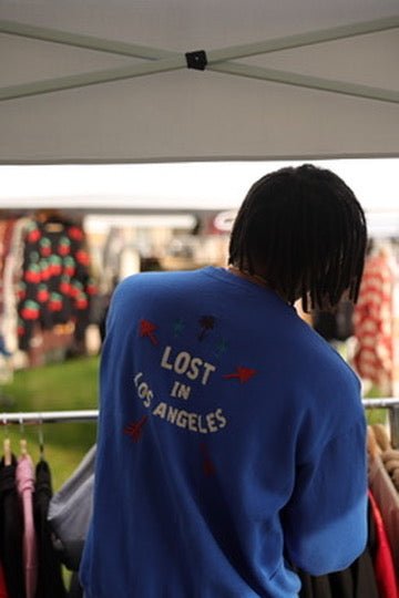 Lost in LA Blue Crewneck - Lost In LA
