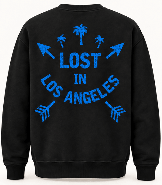 Lost in Los Angeles Printed Crewneck - Lost In LA