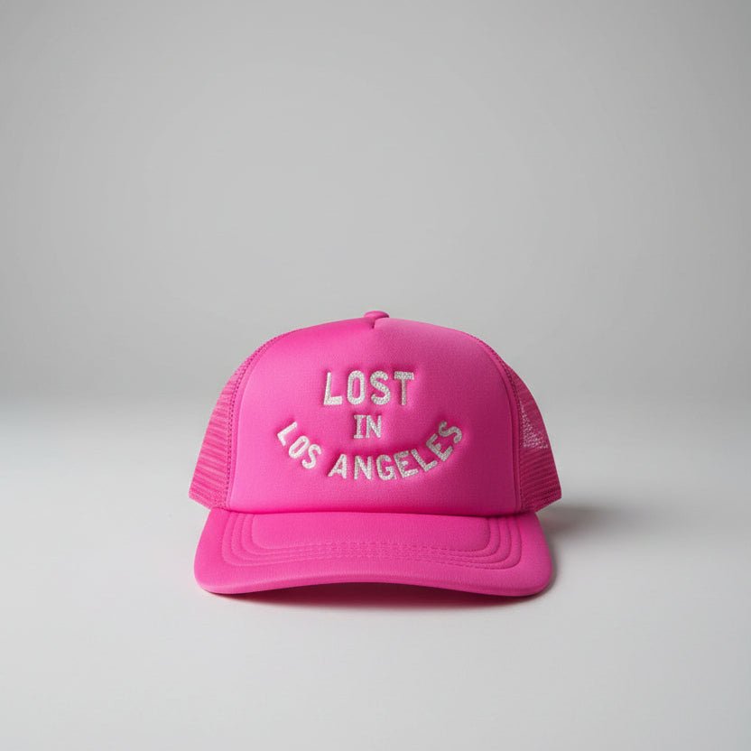 Lost in Los Angeles Trucker Hat Big Logo - Lost In LA