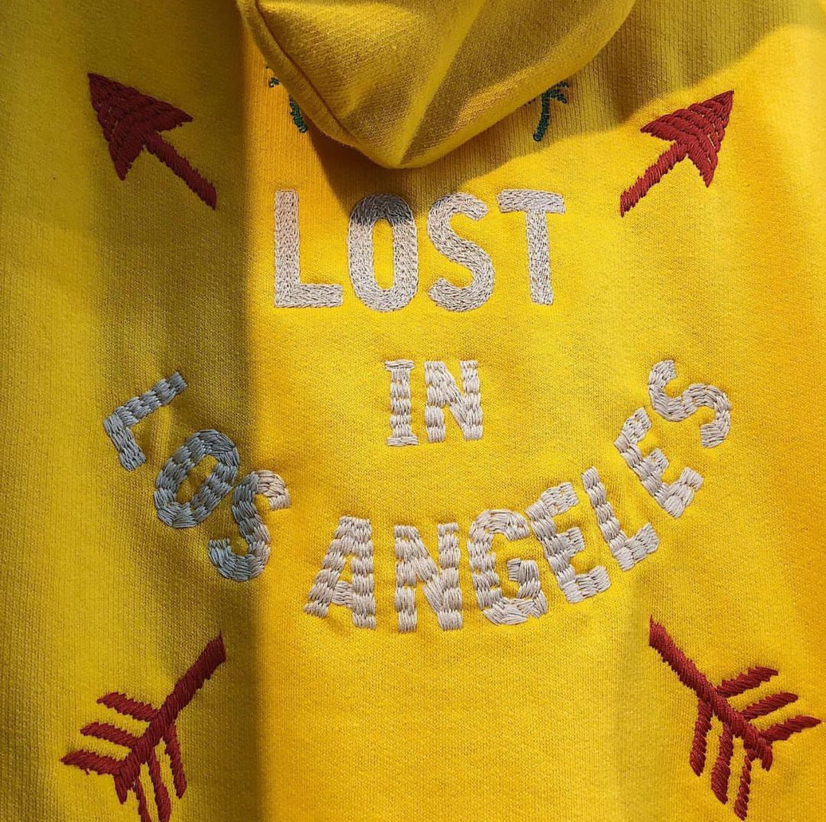 Lost in Los Angeles Yellow Hoodie - TSSLA