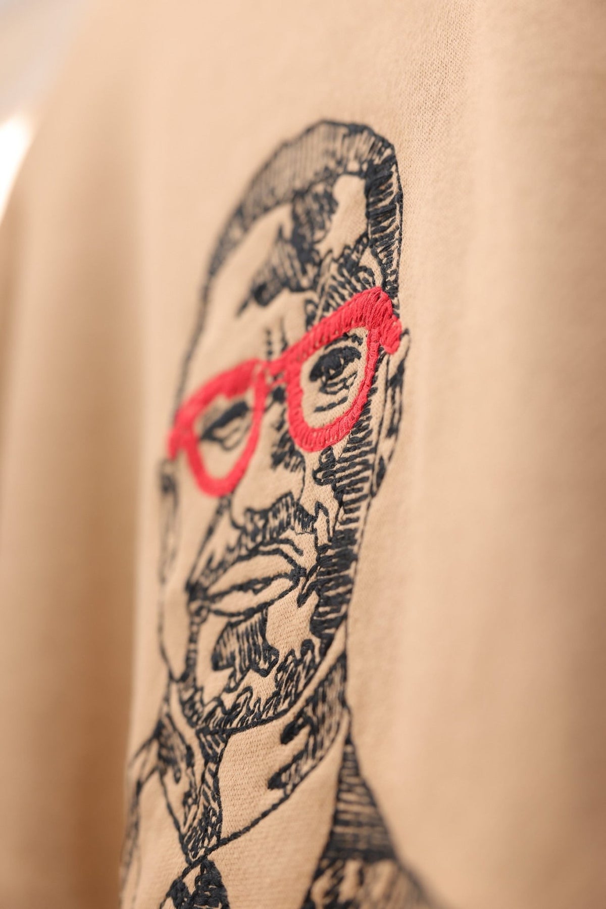 Malcolm X Embroidered Crewneck - Lost In LA