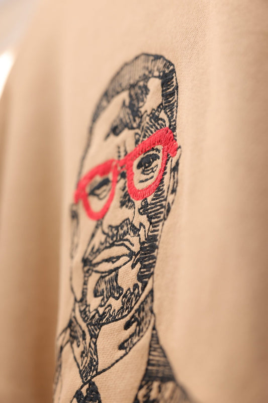 Malcolm X Embroidered Crewneck - Lost In LA