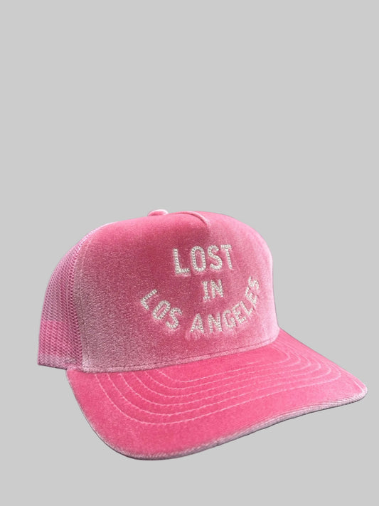 Velvet trucker hats - Lost In LA